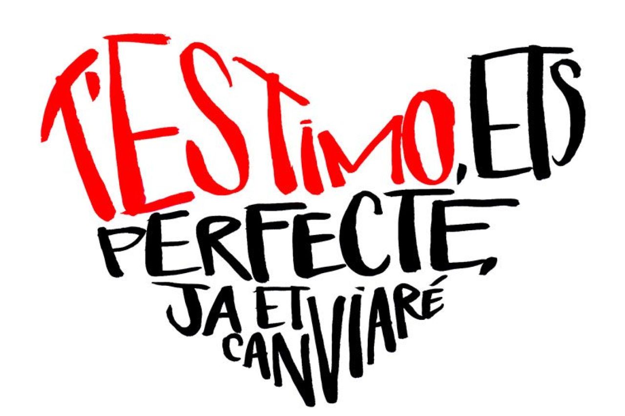 T'estimo, ets perfecte, ja et canviaré T'estimo, ets perfecte, ja et canviaré