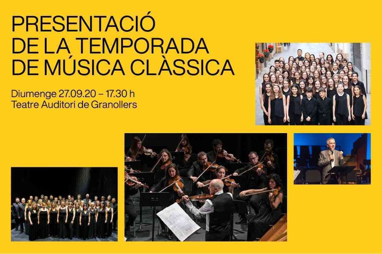 Presentació de la temporada de música clàssica Presentació de la temporada de música clàssica