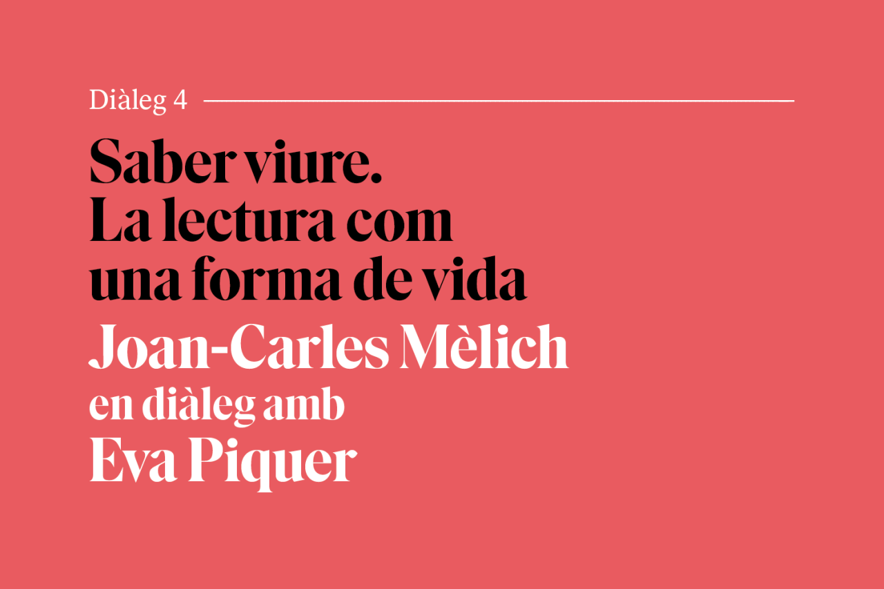 Saber viure. La lectura com una forma de vida